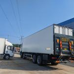 Dongfeng Freezer Van Refrigerated Box Cold Storage Truck With Hydraulic Gate