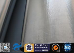 China 0.5mm Aluminium Foil / Silver Coated Fabric Fibreglass Fabric For Heat Protection factory