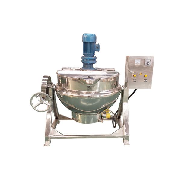 Steam Jacket Stainless Steel Agitator Mixer High Pressure Cooking Pot With
