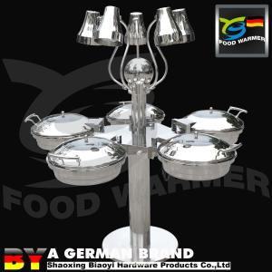 China Electric Buffet Carving Station Stainless Steel 304 Stem Rotating Design Mirror Finished factory