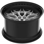 BMW M3 2018 20x9.5 And 20x11 Gloss Black Silver Face Custom 2 PC Rims