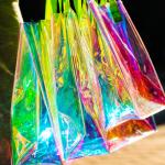 Customized Luxury Transparent Shoulder PVC Handbags