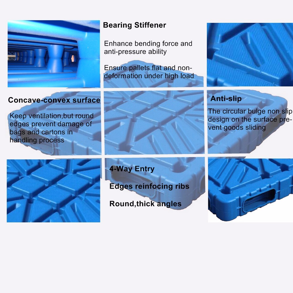cement or brick factory plastic pallet 1600x1400 for sale