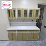 Hospital Furniture Medical Disposal Cupboard Cost with Three Section Slider
