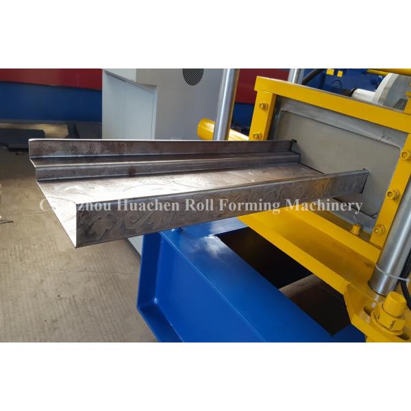 High Performance Door Frame Roll Forming Machine PLC Control With Hydraulic Cutting