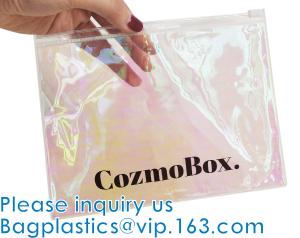 China Cosmetic Makeup Bags, Toiletry Pouch, Travel Pack, Holographic Organizer, Toiletries Kit Zippered Pouch factory