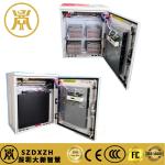 Pole Mount Outdoor Telecom Cabinet With UPS Battery And Monitory Unit