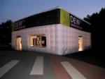 Inflatable outdoor party tent
