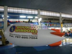 China Zepplin Inflatable Helium Blimp / Inflatabel Advertising Balloon for promotion factory