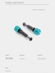 32mm Length Cam Connector Screw Cabinet Hardware For Flat Pack Furniture