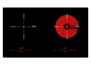 China Portable 4600W 2 Ring Electric Induction Hob 730*430mm Size factory
