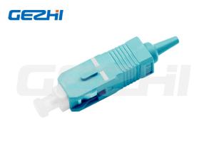 China Multimedia Single Mode 0.9mm Fiber Optic Connector SC UPC APC OM3 2.0 3.0 Blue Green factory