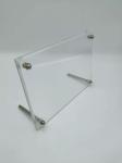 ODM Acrylic Photo Display Stands , Square Clear Photo Frame Stand