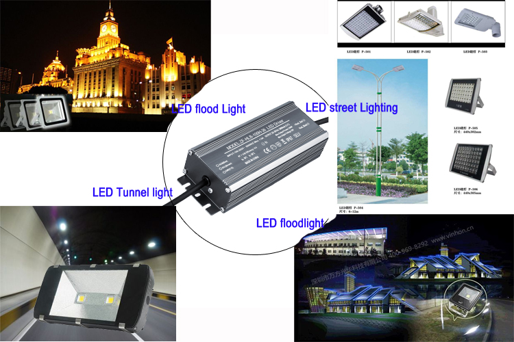 50W Waterproof Electronic LED Driver , 36v Led Power Supply 95*42*28 Mm