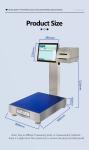 Fully Waterproof Smart Scale 60KG Weighing with 304 Stainless Steel and Smart