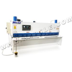 China QC11K 10×3200 hydraulic shearing machine with E21S, guillotine shearing machine for sale factory