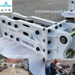 China 20 Tons Excavator Hydraulic Breaker Hammer 140mm Wide Chisel Box Type Rock Hammer factory