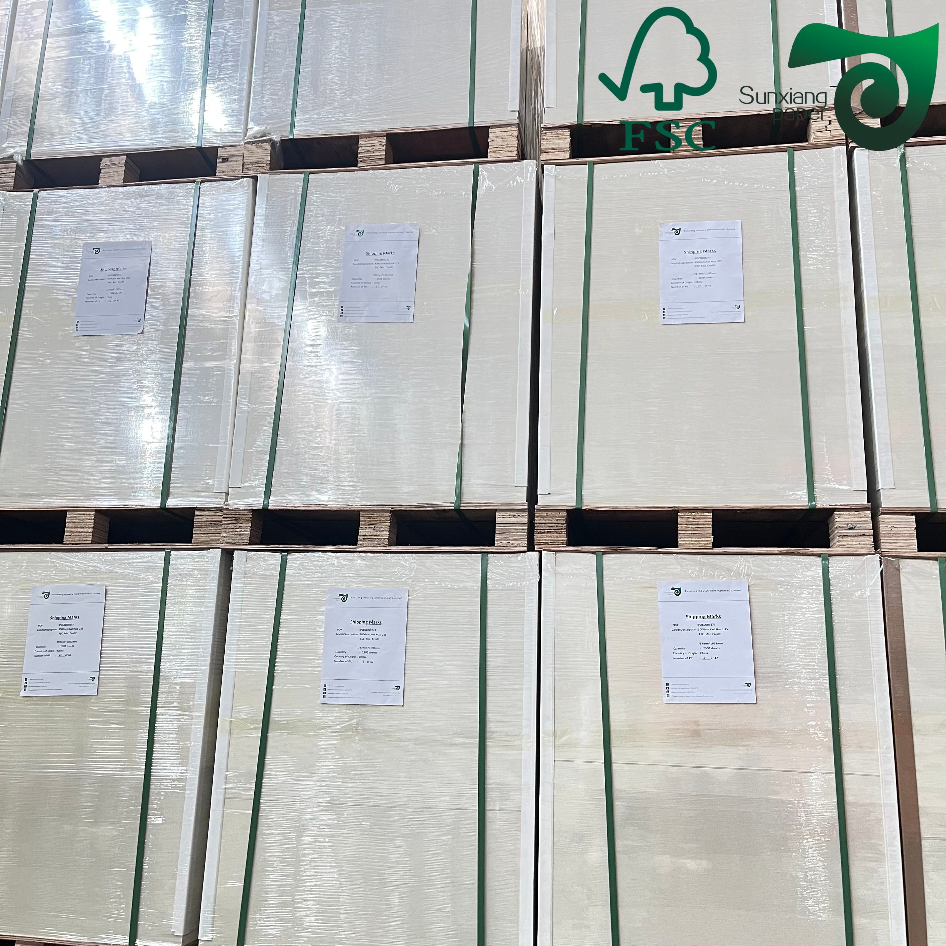 Printing Paper In Ivory Color 170GSM Sized 635mm 914mm Suitable For Medicine Box Packaging