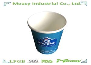 China 4oz Disposable Cold Paper Cups With Inside and Outside PE Coated factory