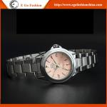 005A Pink Fashion Jewelry Watch Rhinestone Bling Watches Stainless Steel Woman
