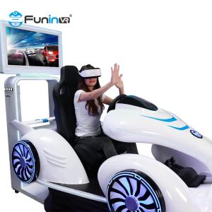 FuninVR 9d arcade game machine VR Racing car VR Mario kart Simulator with white
