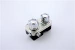 Public Bathroom Temperature Control Mixing Valve , Brown Body Thermostatic Hot