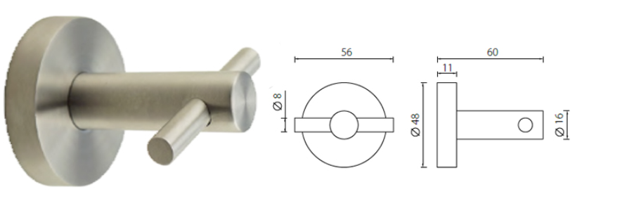 CHS04 Entrance Door Hardware Stainless Steel Material Bulk Pack Packaging