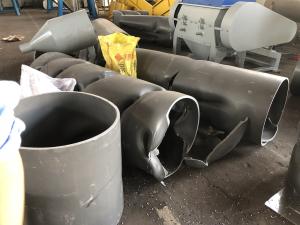 China Pipe Single Shaft Shredder , Heavy Duty Chipper Shredder Waste Plastic Crusher factory