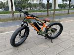 500w Fat Tire Electric Mountain Bike Full Suspension Hydraulic Disc Brake CYSUM