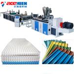 PVC Roofing Sheet Plant Roof Tile Machine , Roof Roll Forming Machine ASA Resin