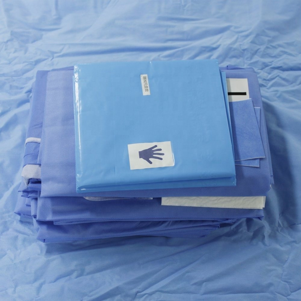 White Underbuttock Obstetrics Drapes Delivery Universal Drape Set