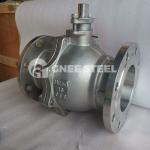Stainless Steel 304 Handle Flange Ball Valve