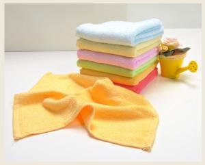 China 26*26cm（10''*10''）25g Natural Bamboo Fiber Soft Face Towel Hand Towel Bamboo Towel factory