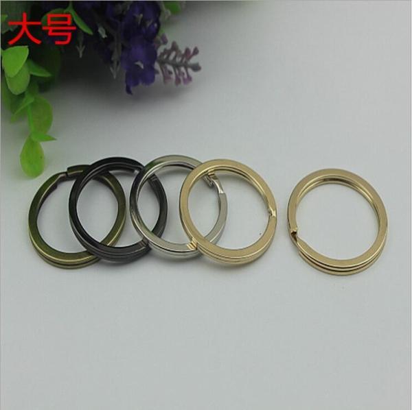 Manufacturing various color iron key chain accessories 29 mm small split key