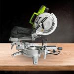 1800W Laser Sliding drop chop angle compound Miter Saw Bench Top Woodworking