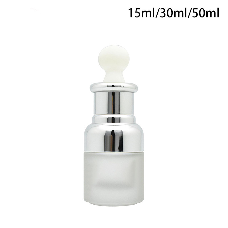Cosmetic Packing Essential Oil Glass Bottles 15ml 30ml 50ml With Screw Cap