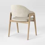 Home Furniture Top Quantity Modern Fabric Wood Armrest Chair for Hotel and