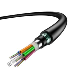 China Loose Tube Double Jacket Armoured Fiber Optic Cable For FTTH factory