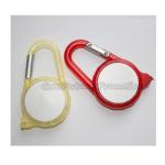 printed logo Advertising carabiners keychain keyrings with tape gifts