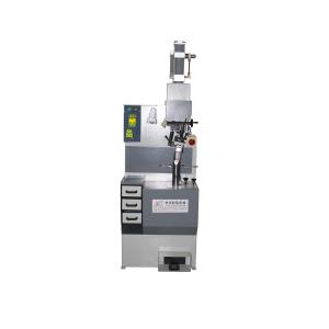 China Shoe Heel Nailing Machines Pneumatic Semi-Auto High Heel Nail Machines factory