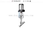 DN50 SS316L Pnuematic Angle Seat Valve with IL TOP for regulating