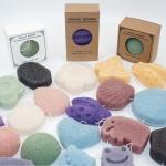 Vegetable Fiber Charcoal And Konjac Cleansing Puff Baby Skin Exfoliating Bath