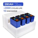 EU Stock 280Ah 3.2V Lifepo4 Battery Grade A LFP Prismatic Cell For Solar Power