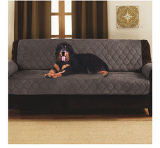 China Dark Brown Waterproof Memory Foam Dog Bed 2 Sizes Double Sofa Bed Protector on sale