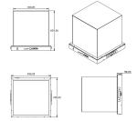3D Light Cube GLF4096 for Shopping Mall Window Display 3D exhibition box