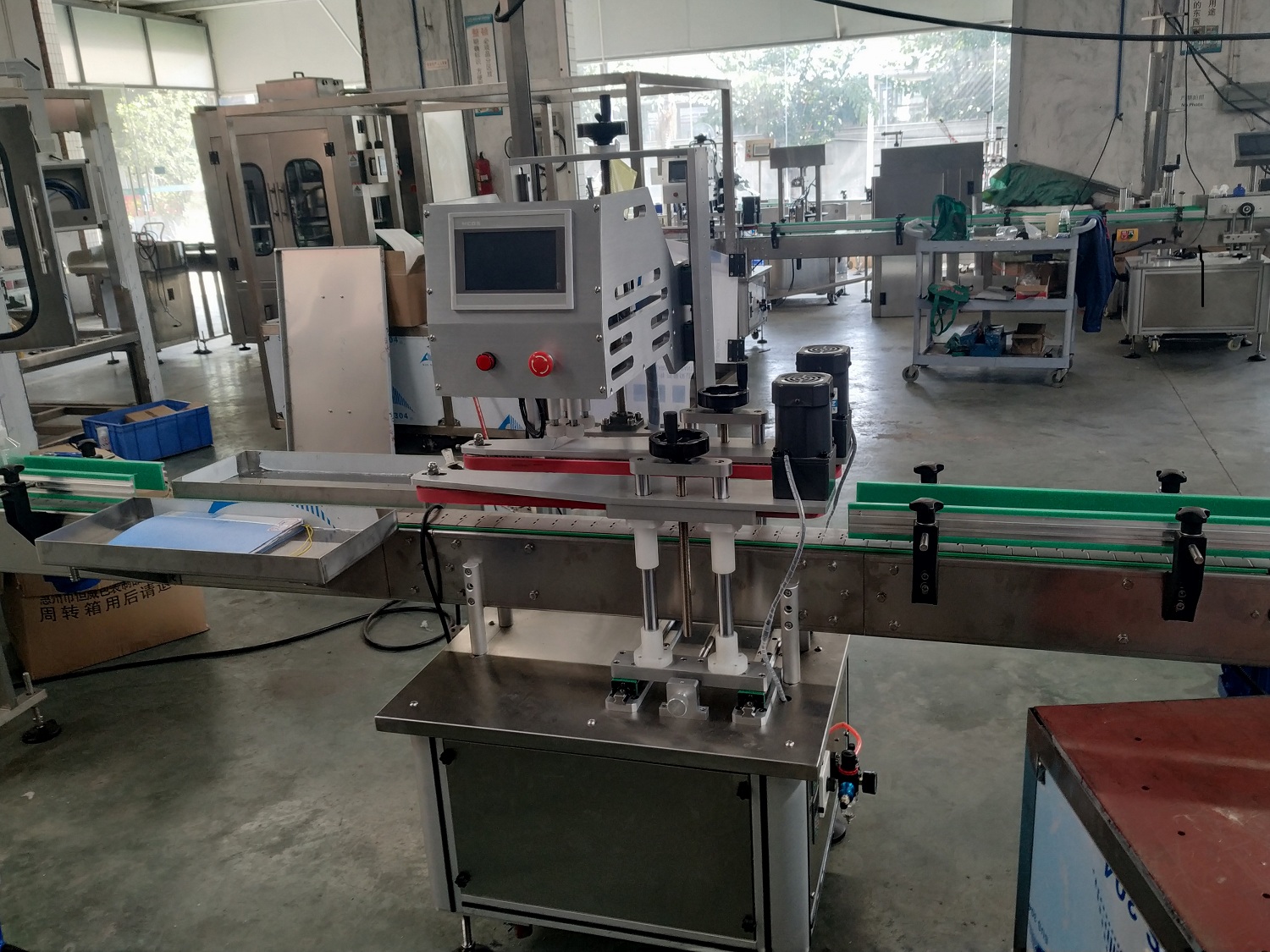 Efficiently Automated Chemical Filling Machine Production Line for Barrel Packaging
