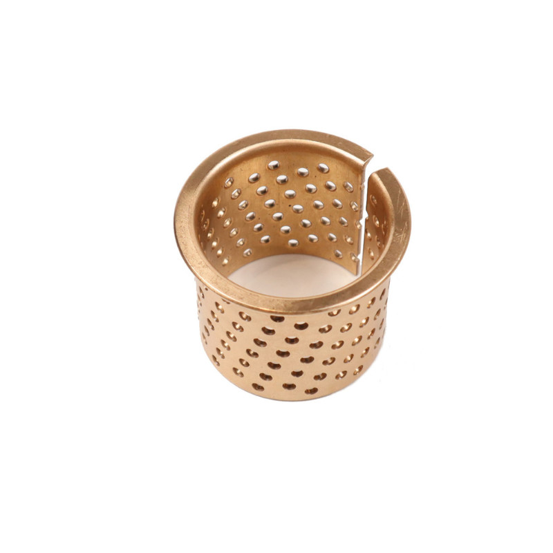 Split Type CuSn8 Bronze Flange Slide Bearing