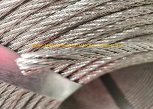 China Round Cross Sectional 7X19 3.18mm Electro Galvanized Steel Wire Rope factory