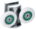 Bathroom Sliding Door Replacement Rollers / SS304 Curved Shower Screen Rollers