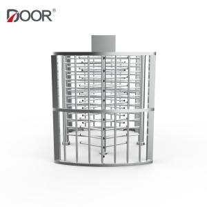 China 304 Stainless Steel Full Height Turnstile Revolving Gate Safety Intelligent Door Anti Tail Gate factory